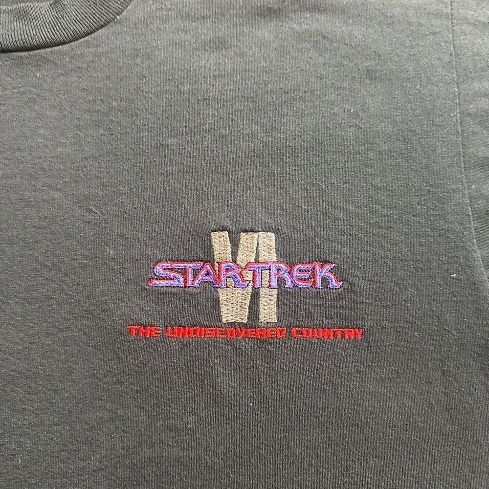 Vintage Star Trek VI Logo T-shirt Size XL - Picture 5 of 5
